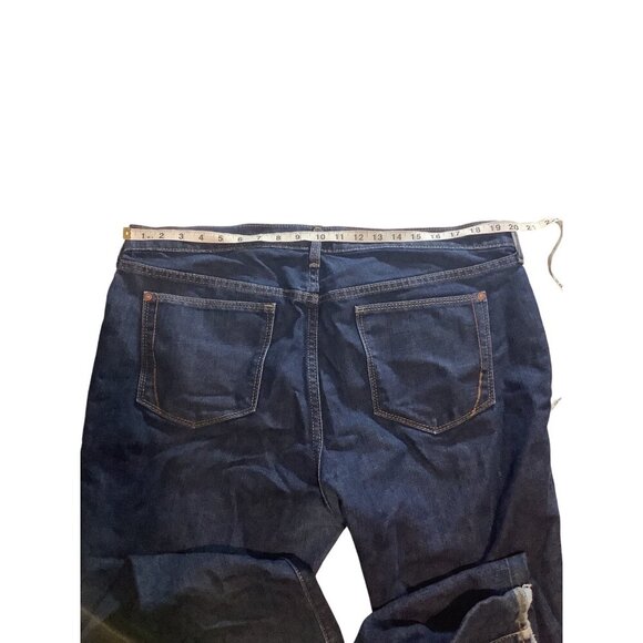 Old Navy The Flirt Womens Denim Jeans Mid Rise Stretch Blue Sz 18 Short Bootcut - Picture 9 of 13